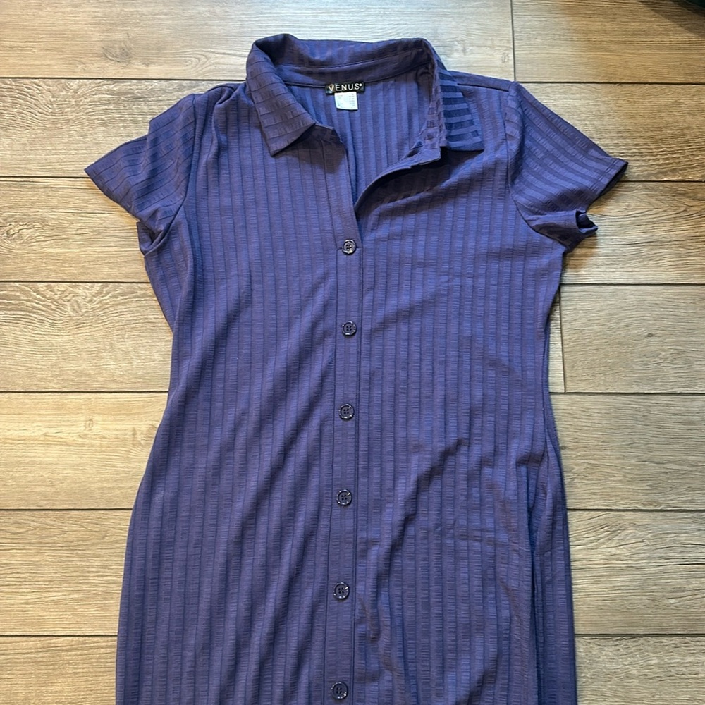 NWOT never work Venus purple dress size XL